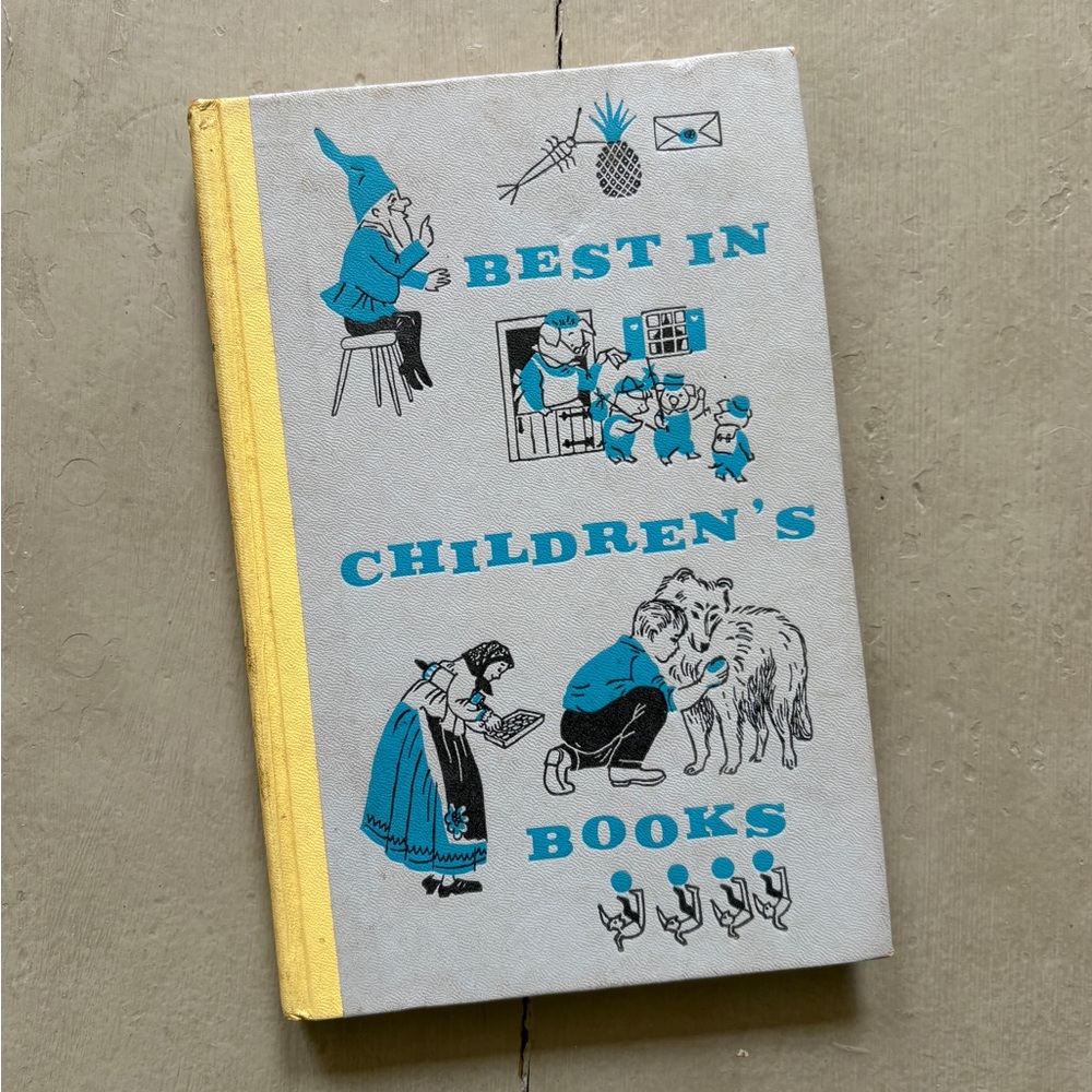 1958 Best in Childrens Books Lassie William Tell Fairy Tales Illustrated Stories